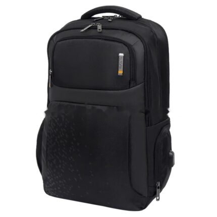 American Tourister Segno II Black 15.6″ With USB & Rain Cover