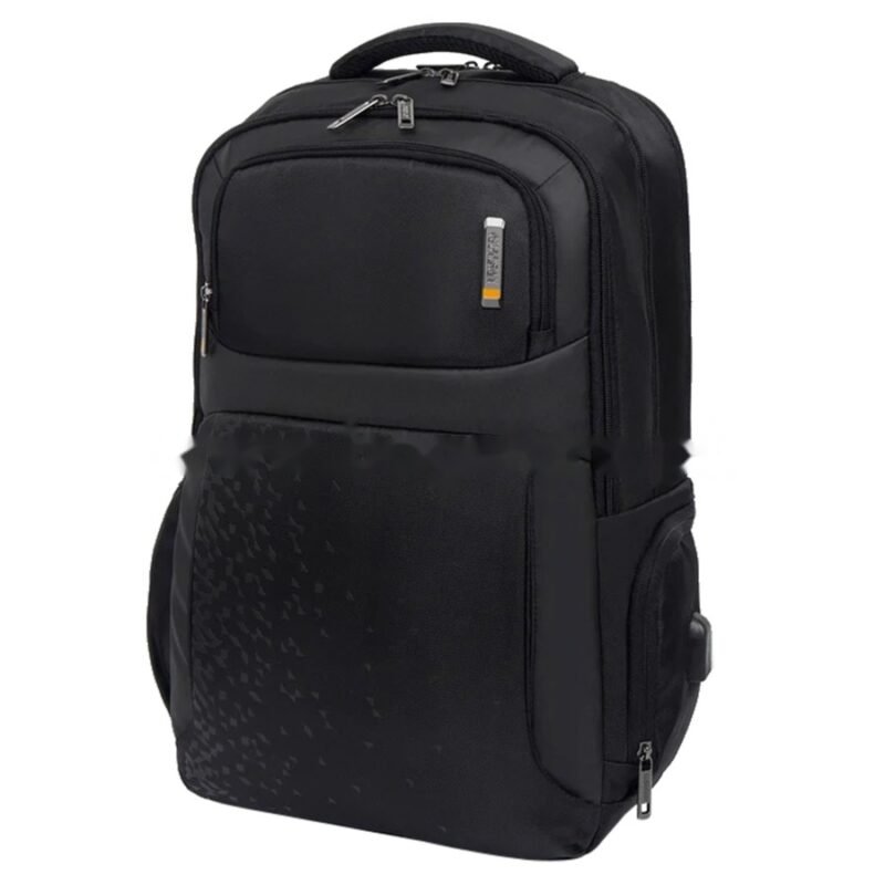 American Tourister Segno II Black 15.6″ With USB & Rain Cover