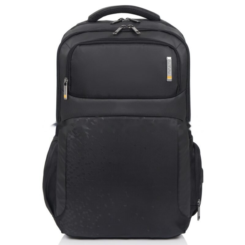 American Tourister Segno II Black 15.6″ With USB & Rain Cover