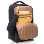 American Tourister Segno II Black 15.6″ With USB & Rain Cover