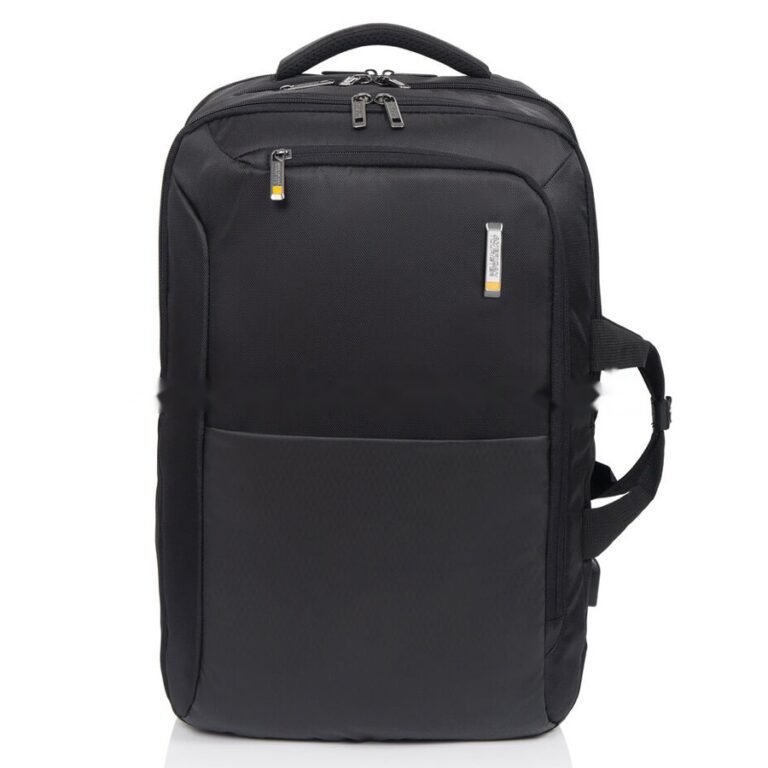 American Tourister Segno V Black 15.6″ with USB & Rain Cover