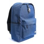 Travel backpack for Mens & Women With USB Port & Aux for headphone blue