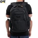 Caterpillar Business Travel Backpack with USB Charging Port & AUX Cable 15.6″ with Bubble Padding Laptop Compartment with Rain Cover Men & Women Model 9446A#-19
