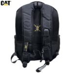 Caterpillar USB Backpack Black Rain Cover