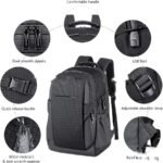 CLASSIC Laptop Backpack Water Resistant Business Travel Bag with USB Charging Port Anti-Theft College School Computer Backpack Travel Casual Hiking Daypack 15.6 Inch Computer