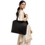 Criss Croco Tote Bag With Zipper – BS002