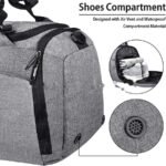 Gym Duffle Bag with Shoes Compartment 40L