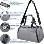 Gym Duffle Bag with Shoes Compartment 40L