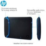HP 15.6 inch Black & Blue Reversible Neoprene Sleeve for Laptop/Chromebook/Mac V5C31AA#ABL