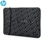 HP 15.6 Chroma CMF Geo Neoprene Reversible Laptop Sleeve Gray/Black 2TX17AA#ABB