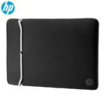 HP Sil Chroma Sleeve Reversible Neoprene Sleeve for Laptops, Tablets, 15.6 Inches, Black/Silver P/N L07774-301