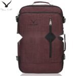 Hynes Eagle 38L Flight Approved Weekender Carry on Backpack, Brown