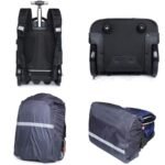MYALQ Kids Trolley Luggage Bag 35L Trolley Backpack for Children and Adults 2 Spinner Wheels Rolling Luggage 50 cm With Usb Port & Rain Cover (Multicolour)