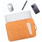 Original Cow Leather Macbook Laptop Sleeve 14 Brown Model 29111986