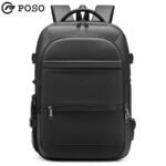 POSO 17.3 LAPTOP BACKPACK DAILY BUSINESS TRAVEL WITH USB PORT MODEL PS-660