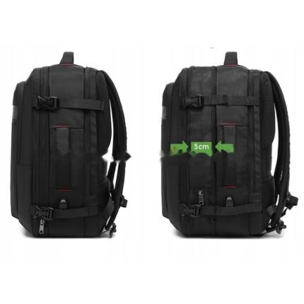 POSO PS-663 17.3″ Laptop Backpack Expandable With USB Port