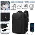 POSO PS-663 17.3″ Laptop Backpack Expandable With USB Port