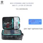 RZTX Large Capacity Multipurpose Outdoor Backpack Shoulder Bag Oxford Cloth Bag for Business Men Camo Grey