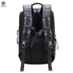 RZTX Large Capacity Multipurpose Outdoor Backpack Shoulder Bag Oxford Cloth Bag for Business Men Camo Grey