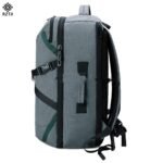 RZTX Large Capacity Multipurpose Outdoor Backpack Shoulder Bag Oxford Cloth Bag for Business Men Grey