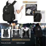 SOCKO 15.6″ Laptop Backpack with USB Port