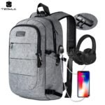 Tzowla Laptop Backpack Water Resistant Anti-Theft Travel Bag with USB Charging Port and Lock 14/15.6 Inch Computer Business Backpacks for Women Men Gift,Bookbag Casual Hiking Daypack